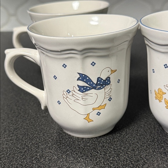 Home Style Country Geese Mugs Set - Picture 3 of 5